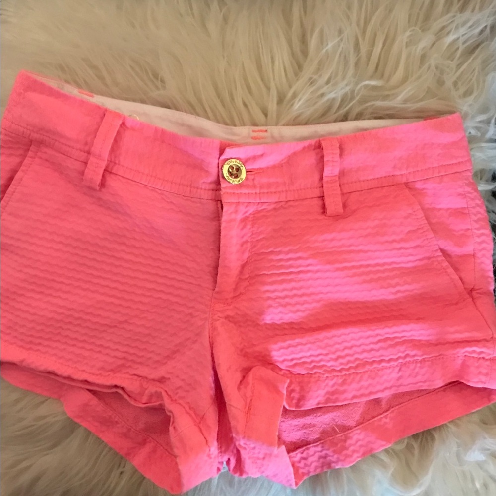Hot Pink Lily Pulitzer shorts